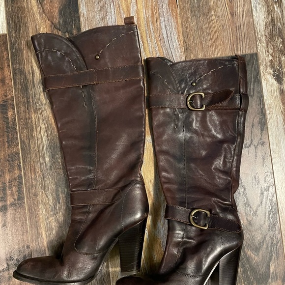 Leather High Shaft Boots (US size 7.5… 38) - Picture 2 of 5